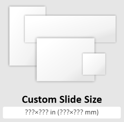 Convert your slides to Custom slide size for PowerPoint presentation