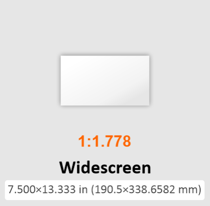 Convert your slides to Widescreen slide size for PowerPoint presentation