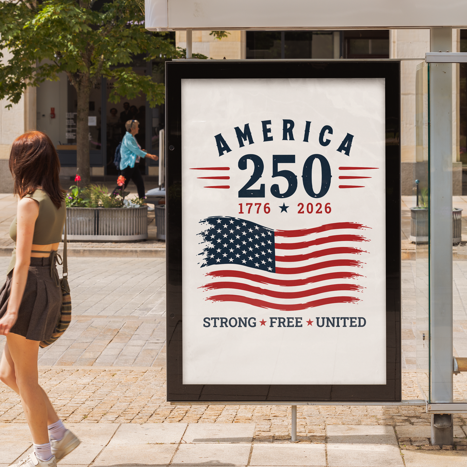 America 250, USA 250th Anniversary Vector, Editable Patriotic Design, SVG PNG - Image 17
