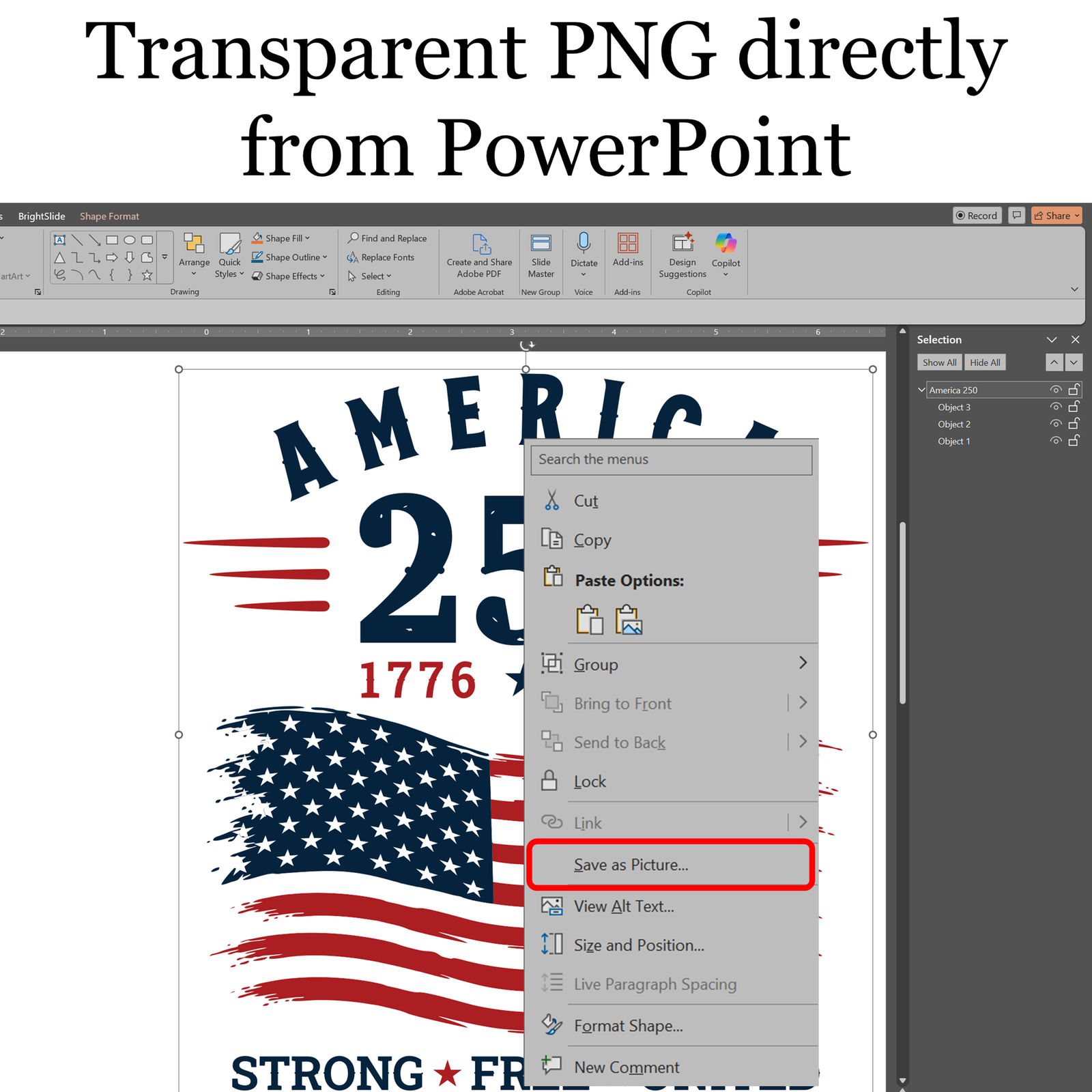 America 250, USA 250th Anniversary Vector, Editable Patriotic Design, SVG PNG - Image 5