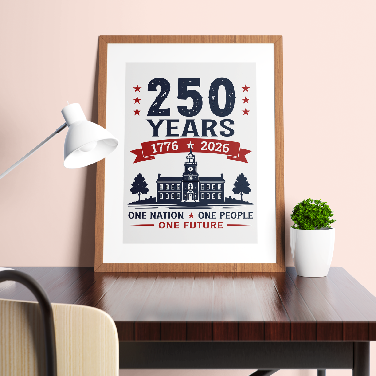 One Nation – One Future, USA 250th Anniversary Vector, Editable Patriotic Design, SVG PNG - Image 12