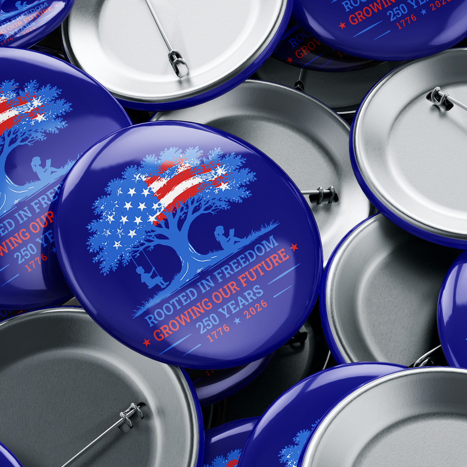 Rooted in Freedom, USA 250th Anniversary Vector, Editable Patriotic Design, SVG PNG - Image 16