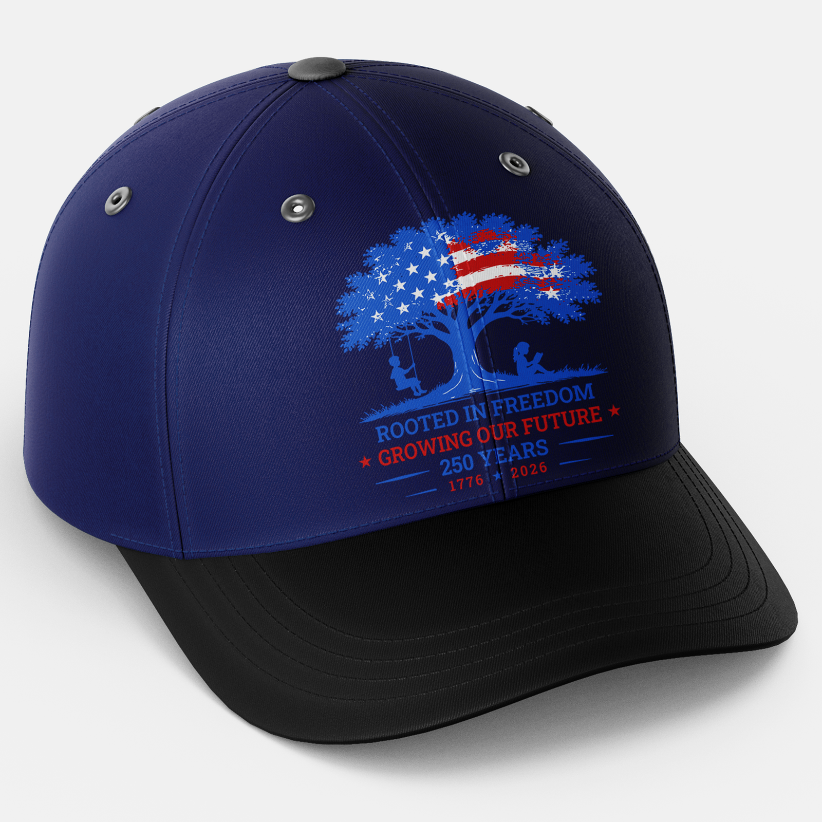 Rooted in Freedom, USA 250th Anniversary Vector, Editable Patriotic Design, SVG PNG - Image 11